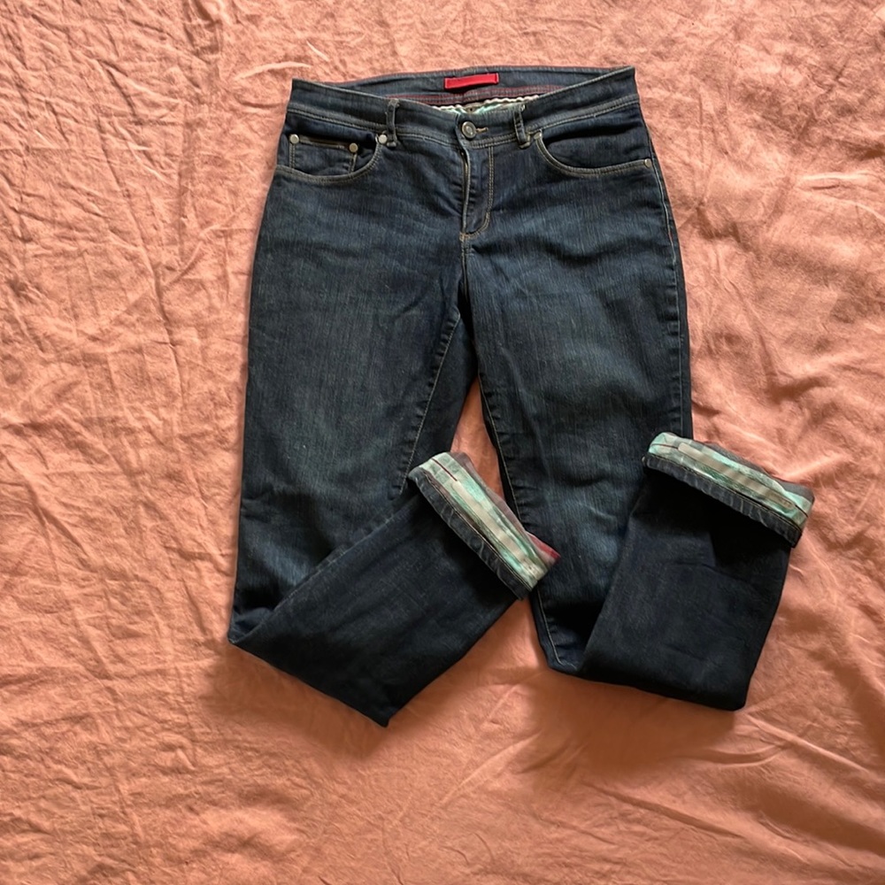 Flannel lined jeans